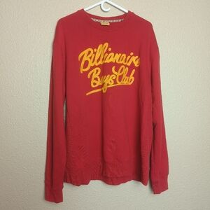 Billionaire boys club RED‎ HOODIE size xxxl  mens  100% Cotton
